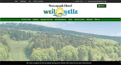 Desktop Screenshot of naturparkhotel.de